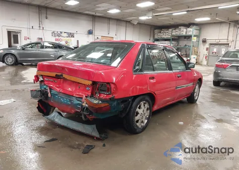 1993 Ford Escort Lx из США, поврежденный, VIN 1FAPP14J9PW157249